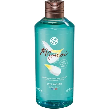 Yves Rocher Monoi Шампоан и душ гел 2 в 1, 400 ml