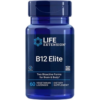 Life Extension B12 Elite | with Methylcobalamin & Adenosylcobalamin [60 Подезични таблетки ]