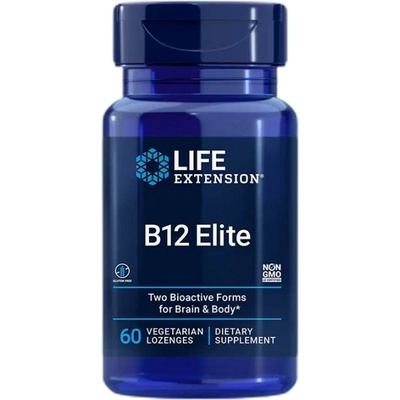 Life Extension B12 Elite | with Methylcobalamin & Adenosylcobalamin [60 Подезични таблетки ]