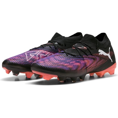 PUMA Футболни бутонки Puma Future 8 Match Firm Ground Football Boots - Black/Purple