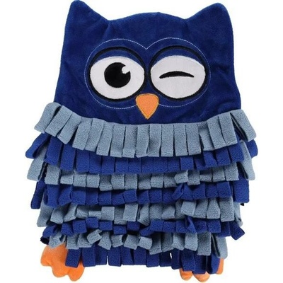 Flamingo čuchací koberček sova modrá 33 x 27 cm