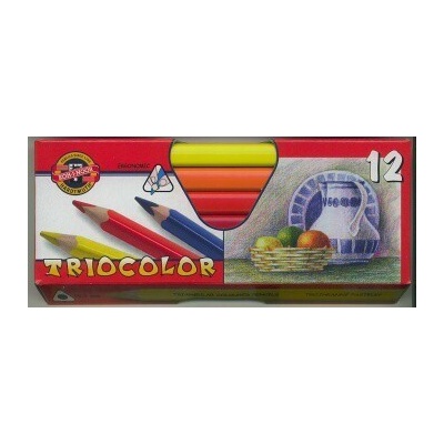 pastelky Triocolor 3152 12 ks lakované