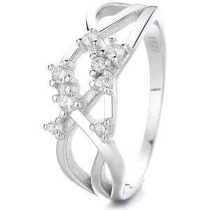 Silenti Jewelry Сребърен пръстен "Морал" - 10 - 62 мм (19.7мм диам. )
