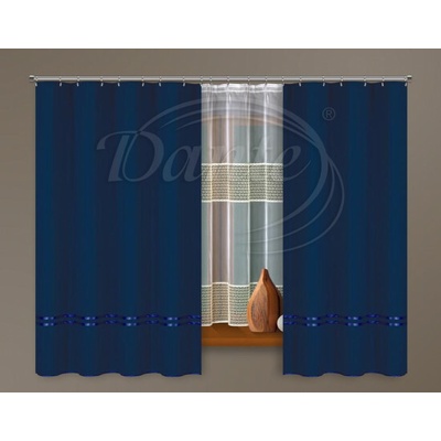 Závěs KATRYN tm.modrý - 250 cm x 140 cm