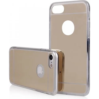 Image 1 of IPhone Луксозен силиконов калъф Mirror с огледален ефект в златно за IPhone 7 4, 7 (SCMirroIPhone7Gold)