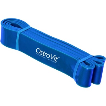 OstroVit Тренировъчен ластик / лента за упражнения / Resistance Band Blue / 57kg - 77kg