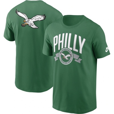 Philadelphia Eagles NFL Nike Rewind Front and Back Hit Essential Cotton Tee