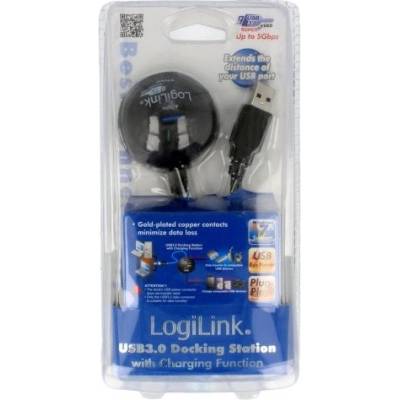 Logilink CU0035 USB 3.0, USB A zásuvka x2,USB A vidlice, niklovaný, 1,5m