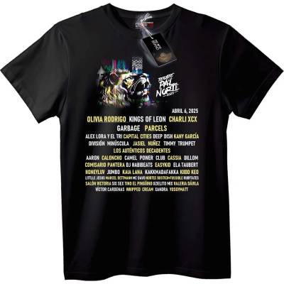 NOONEBRAND Музикална тениска Teatro del Norte 2025 - 2XL, Black