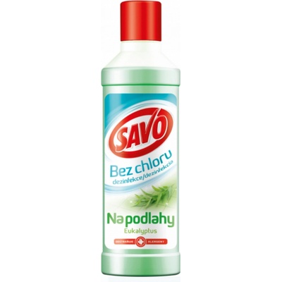 Savo Eukalyptus bez chloru tekutý čistící a dezinfekčí přípravek na podlahy 1 l