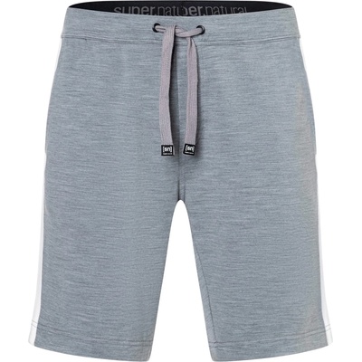 super. natural Мъжки къси панталони super. natural Colorado Shorts - Cashmere Grey Melange / Fresh White (012-4031-0212)
