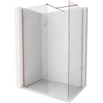 Mexen Kioto-X душ екран Walk-in 70 x 70 см, прозрачен 10 мм, четкана мед - 800-070-202-65-00-070-X (800-070-202-65-00-070-X)