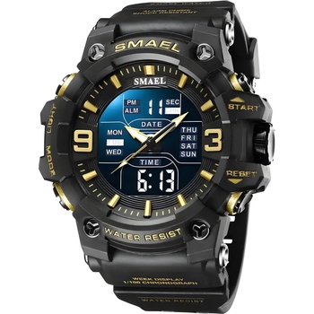 SMAEL Часовник smael tr-29456 - Черен / Златен kp29456 (tr-29456)