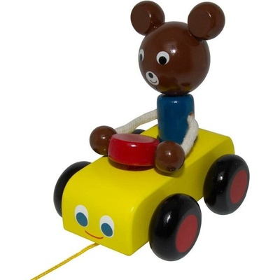 Miva tahací medvěd auto žluté