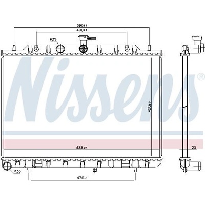 Chladič motoru NISSENS 67366