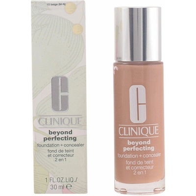 Clinique Beyond Perfecting Foundation + korektor hydratačný make-up a korektor v jednom 15 Beige 30 ml