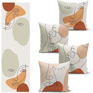 Mila Home Комплект калъфки за възглавници и протектори 5 бр. - Mila Home (RunnerSet90)