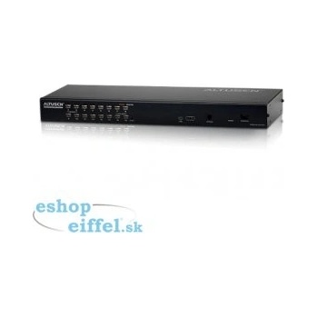 Aten KH-1516AI 16-port OverNet Cat5 KVM PS/2+USB, OSD, rack