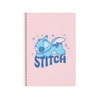 Lilo & Stitch Папка с пръстени Lilo & Stitch Ohana Син Светло розово A4 21.5 x 31 x 1 cm