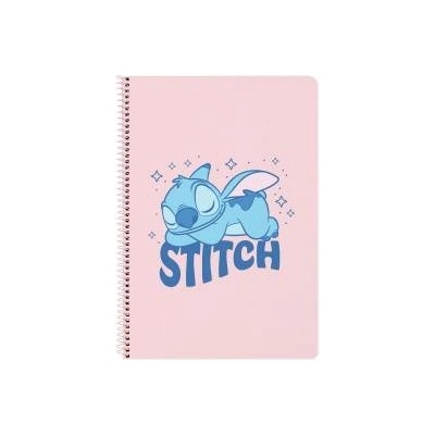 Lilo & Stitch Папка с пръстени Lilo & Stitch Ohana Син Светло розово A4 21.5 x 31 x 1 cm