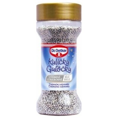 Dr. Oetker Guľôčky strieborné a biele 65 g
