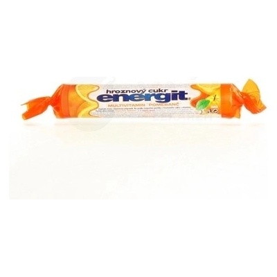 VITAR Energit hroznový cukor MULTIVITAMÍN Pomaranč pastilky 17 ks 37,4 g