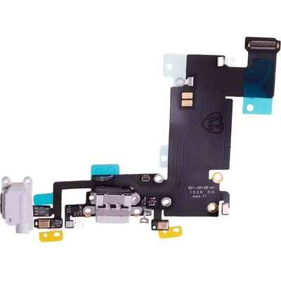 Flex kábel Nabíjania Iphone 6S Plus - nabíjací konektor, mikrofón Farba: Biela