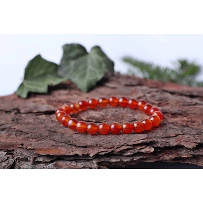 Prosperk náramek z minerálů Karneol S5344