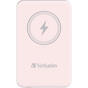 Verbatim Външна батерия Charge 'n' Go, магнитна, 5000 mAh, Розов