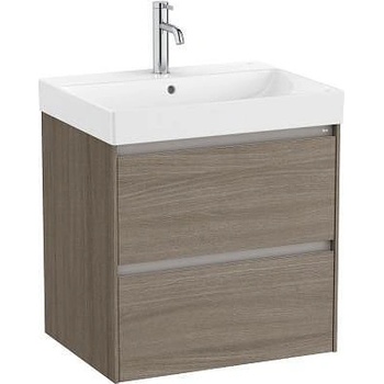 Roca Шкаф за умивалник, Ona 600, dark elm, с две чекмеджета, централен, без умивалник (A857613511)