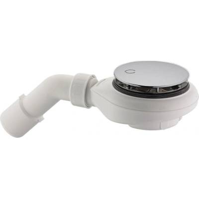 VILLEROY & BOCH Subway Infinity výpusť Tempoplex Plus Compact, výška 60 mm, priemer 90 mm, chróm matný, 92260069