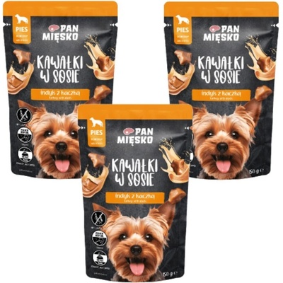 Pan Mięsko Kúsky v omáčke morka s kačicou 3 x 150 g