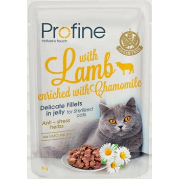 Profine Adult Fillets in jelly lamb 85 g