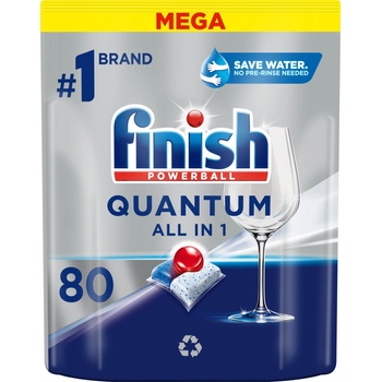 Finish Quantum All in 1 kapsle do myčky nádobí Lemon Sparkle 120 ks