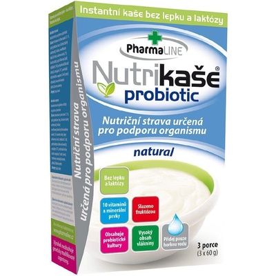 Nutrikaše probiotic natural 180 g 3x60 g – Zboží Dáma