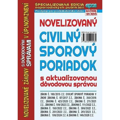 Novelizovaný Civilný sporový poriadok 15/2026