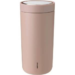 Stelton Термочаша To-Go Click с двойни стени от стомана 400 мл цвят пепел от рози (685-50)