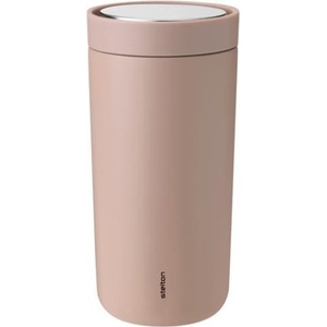 Stelton Термочаша To-Go Click с двойни стени от стомана 400 мл цвят пепел от рози (685-50)