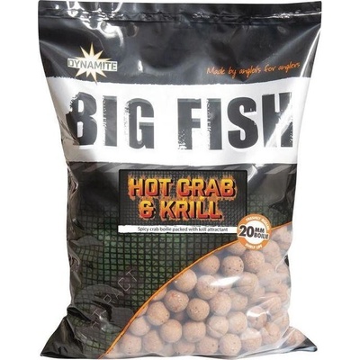 Dynamite Baits Boilies Big Fish Hot Crab&Krill 1,8 kg 20 mm