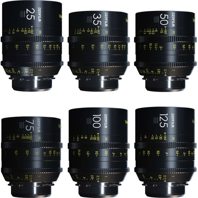DZOFILM Vespid Prime 6 Lens Kit 25 / 35 / 50 / 75 / 100 / 125 mm T2,1 metric