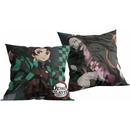 Halantex Obojstranný vankúš Demon Slayer motív Tanjiro & Nezuko 40x40