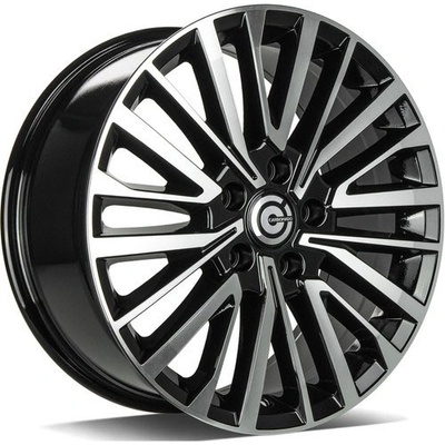 CARBONADO Song 8x18 5x120 ET50 black front polished