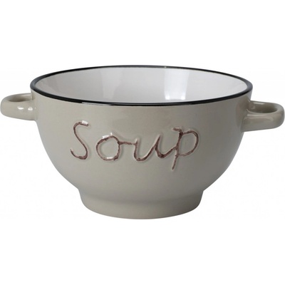 Siaki Collection Kameninová miska na polievku Soup béžová 650 ml