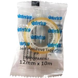 SINTERTOP Самозалепваща лента SINTERTOP 22182 12mmx10m прозрачна, опакована на парче 11014 (11014)