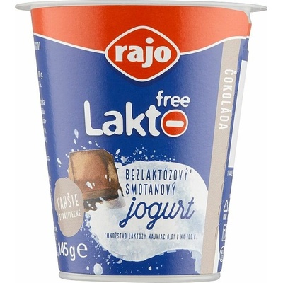Rajo Lakto Free Smotanový jogurt čokoláda 145 g