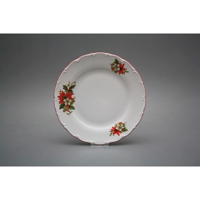 Bohemia Porcelán 1987 Talíř Ofélie Vánoční hvězda CCL 21 cm – Zboží Dáma