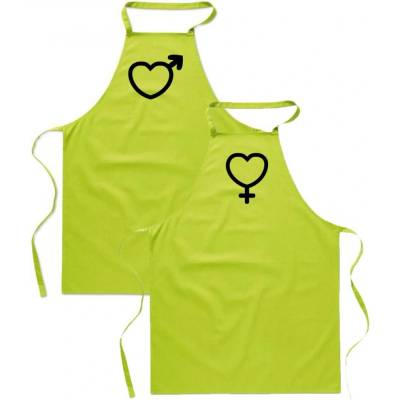 Povidlo.cz Zástěra Pro páry Limetková