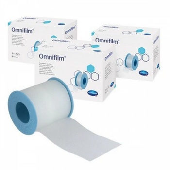 Image 1 of HARTMANN Самозалепваща фиксираща лента , Hartmann Omnifilm First Aid Tape Transparent 2.5cm x 5m