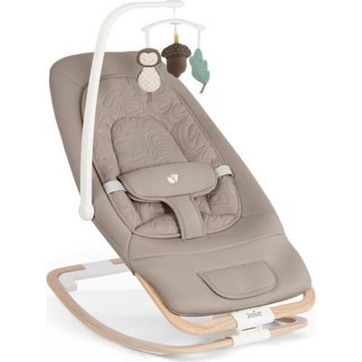 Joie Бебешки шезлонг с вибрация и музика Joie - Dreamer, Strata Dune Wood (B1207BGSDN000)