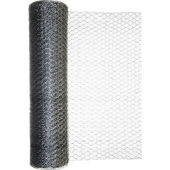 Plotové pletivo Kaiserthal Zn 6hranné 100cm x 10m ø0,8 mm veľ. ok 25x25mm strieborné